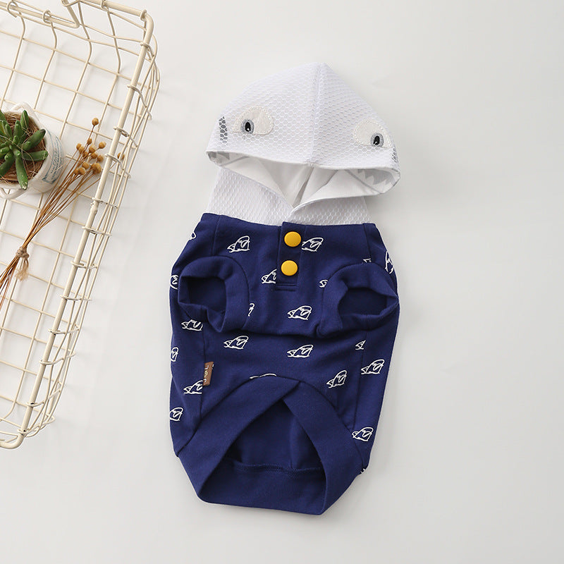 Cotton Stretch Dog Clothes for Spring and Summer